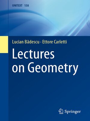 cover image of Lectures on Geometry